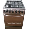 General free standing gas cooker oven with glass top cover,outdoor camping gas oven uesd Euro pool burner for Ghana market