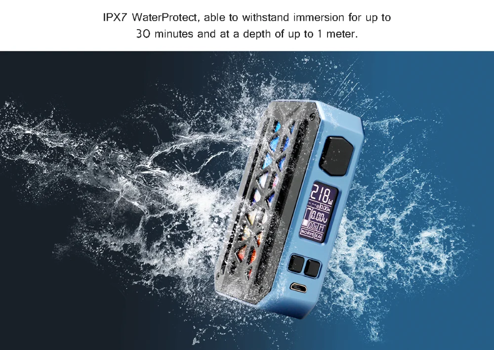 2018 new Vape Wholesale Water-proof Vzone Emask 218w with 6ml Uranus Tank Electric Cigarette Vzone eMask graffiti starter kit