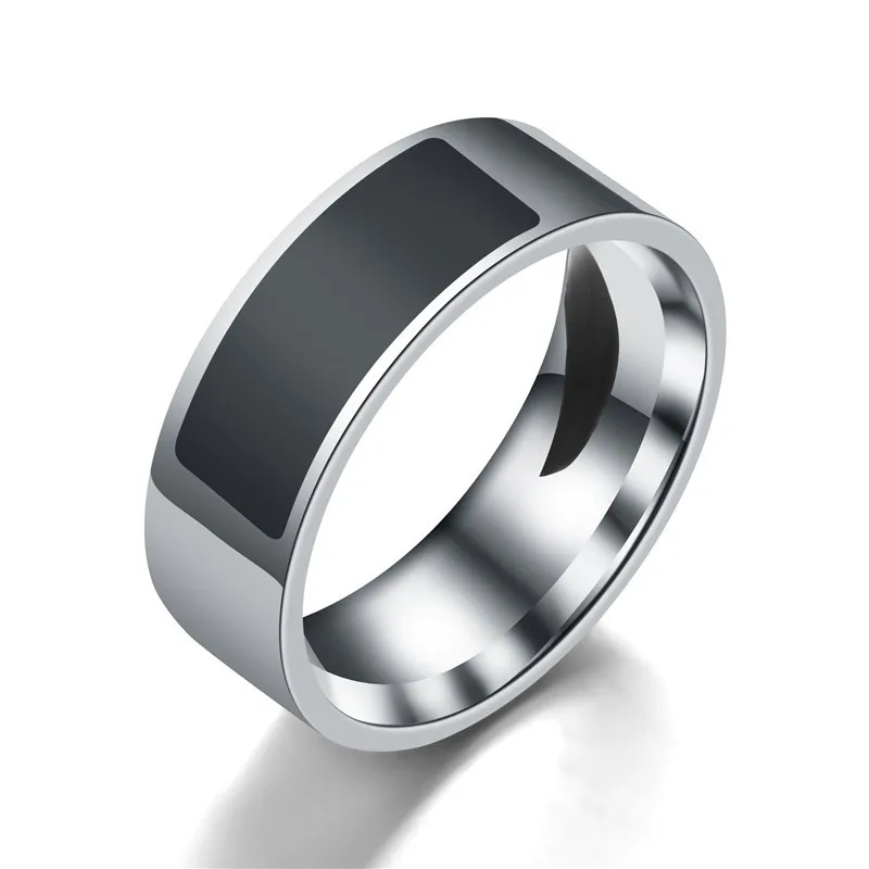 IEnkidu Stainless Steel Smart Ring Wearing Jewelry NFC Label Mobile Phone Accessory Rings 
