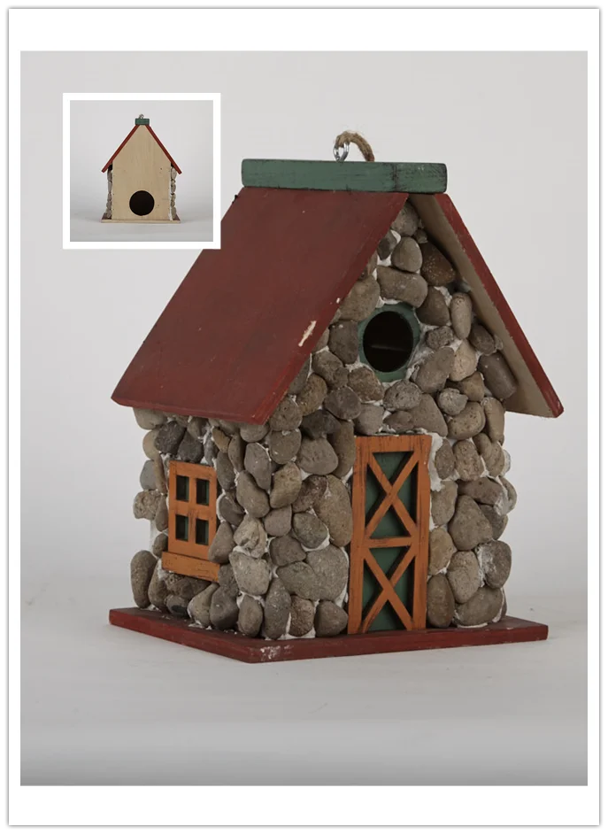 منزل طيور معلق في الهواء الطلق ديكور منزل طيور خشبي يدوي الصنع Buy شنقا Birdhouse ديكور في الهواء الطلق منازل الطيور ومغذيات خشبي منازل الطيور لحديقة ديكور Product On Alibaba Com