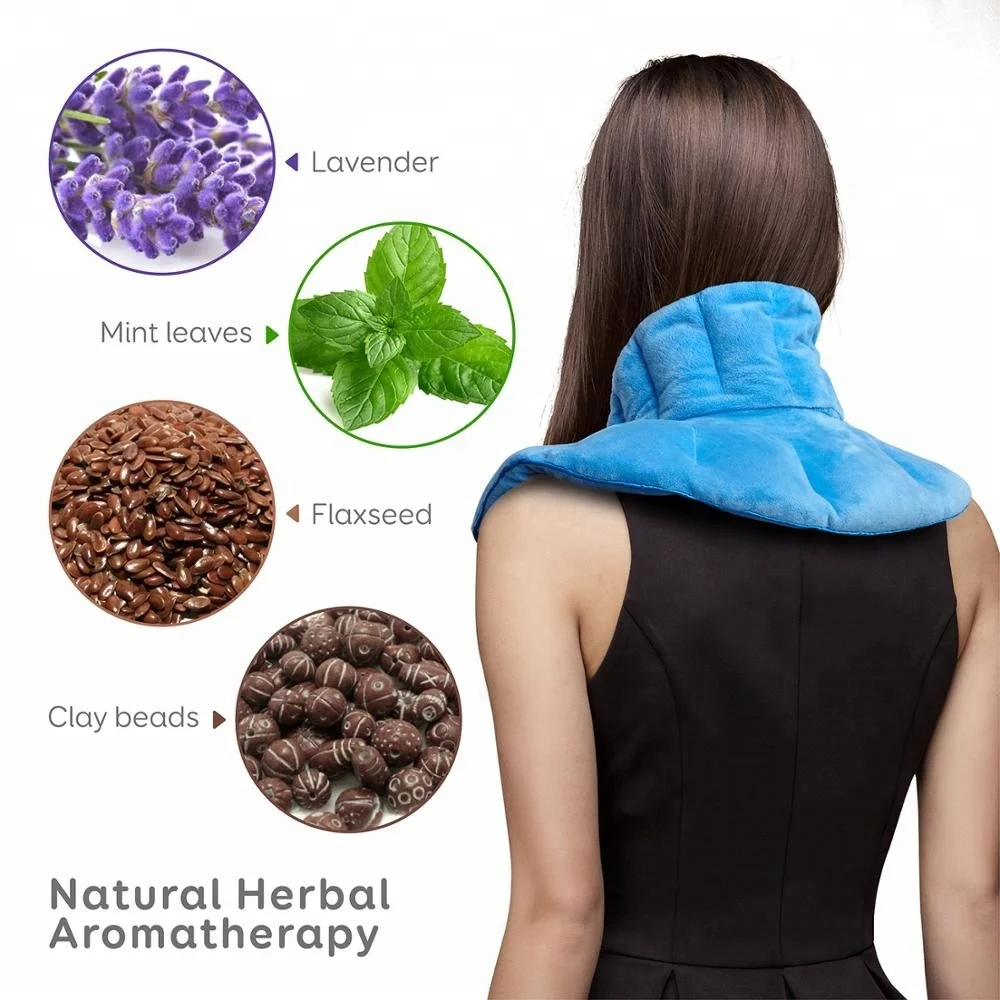 Natural Tourmaline Lavender Blend Microwave Pain Relief Hot Cold