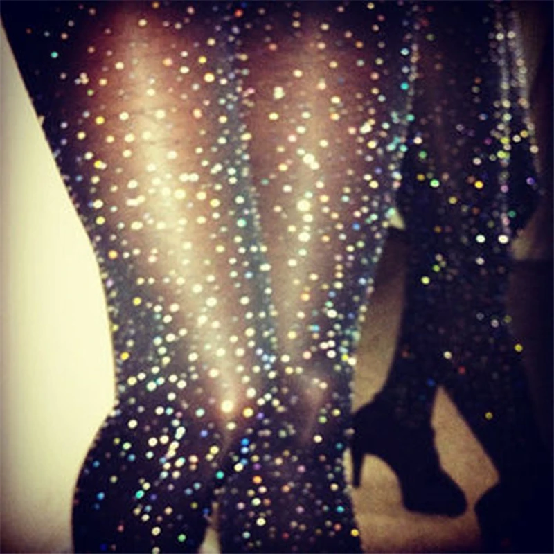 rhinestones stocking