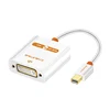 Cabletime Wholesale Cheap White Gold Plated 1080P Mini Displayport Male To Dvi Female Converter Adapter Data Cable