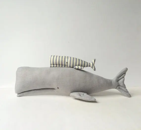 blue whale stuffed toy