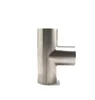 SS304 SS316L Stainless Steel Pipe Fittings BPE Sanitary Weld Long Tee