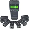 Portable Digital Network Cable 5E, 6E, Coaxial Telephone Line Wire Length Tester w/ 8 Remote Identifies