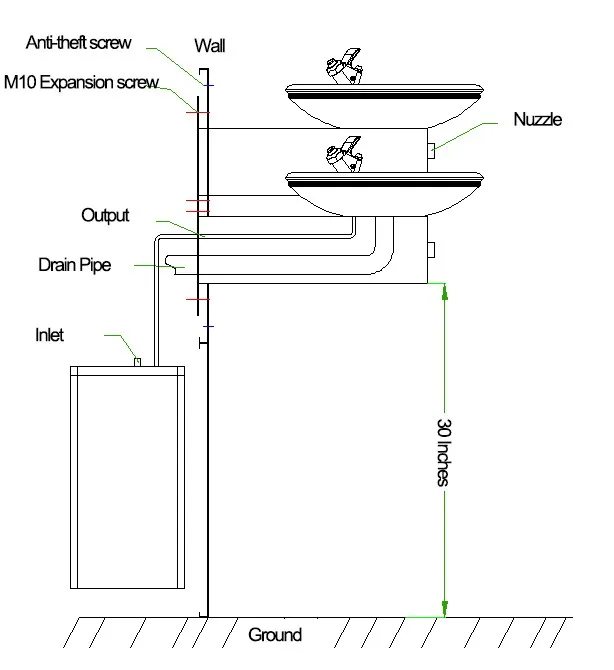 household pure drinking under counter water cooler manufacture