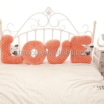 2019 Best Selling Product Soft Decorative Letter Shaped Pillow
