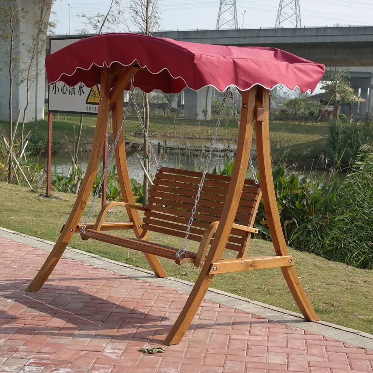 columpio doble para jardin