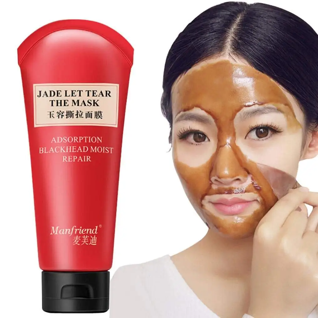 Hunputa Blackhead Remover Mask, Blackhead Peel Off Mask, Face Mask, Blackhead Mask, Black Mask Deep Cleaning Facial Mask for Face Nose Deep Cleansing Purifying Peel Wash The Mask 100g