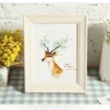 8inch picture frame attached with hanging accessories PS picture frame inner size 8.9*12.7 cm Two USES stand and hang