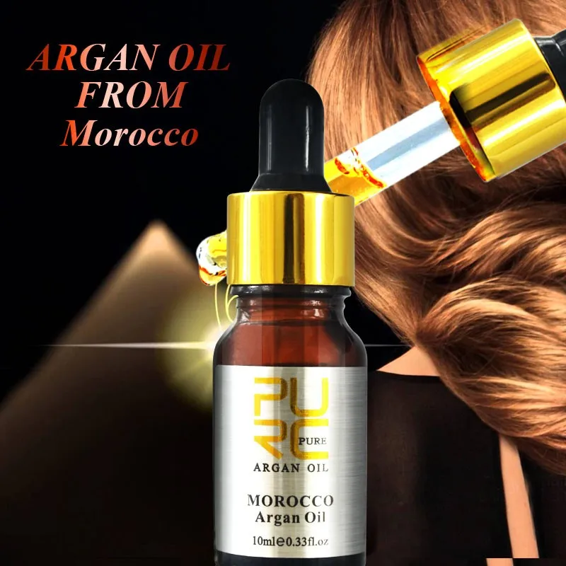 Purc марокканской аргановое масло для ухода за волосами