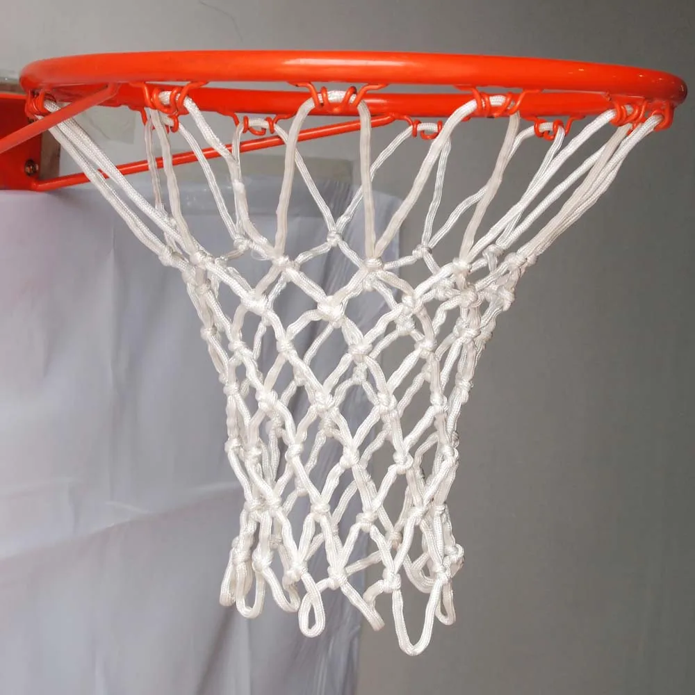 Durable Standard 5mm Nylon Thread Sports Red Basketball Rim Mesh Net Loop 