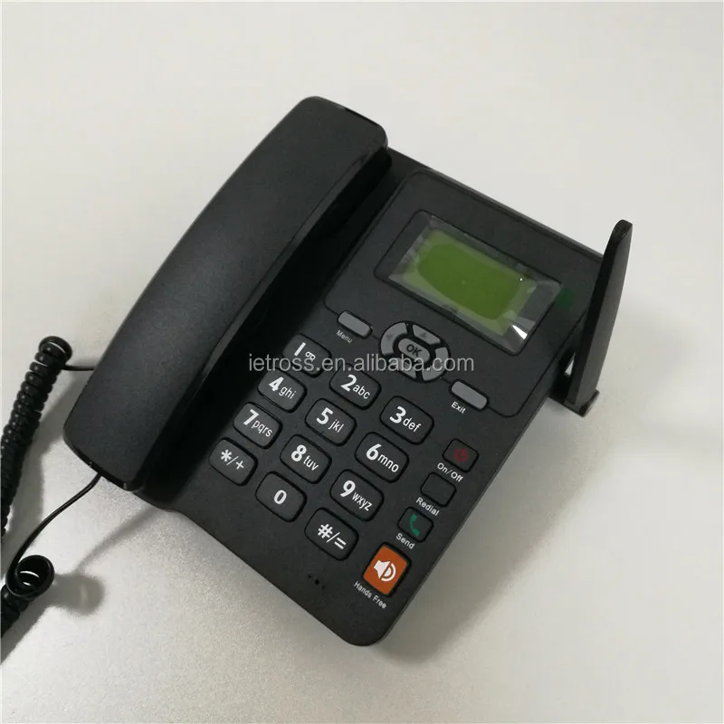 Wireless Landline Dual Sim Card Gsm Fixed Wireless Phone With Fm Buy