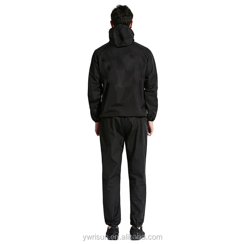 Yisun Heavy Duty Sauna Suit Running Non Rip Sweat Tracksuit Weight Loss