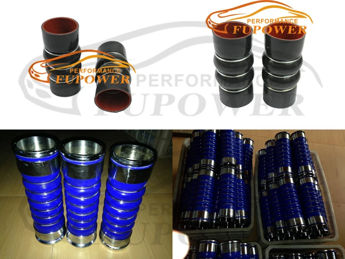 Conduite Aspiration Moteur Manchon D'aspiration Intercooler Ford 1.6 TDCi 90 PS - Avec 2 Capteurs, Compatible Focus, Fiesta, C-Max Manchon Turbo