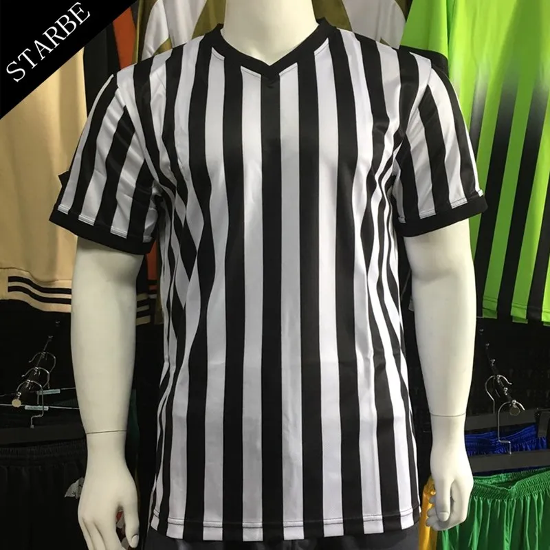 New Design Oem Sublimation Black White Stripe V-neck T Shirt - Buy ...