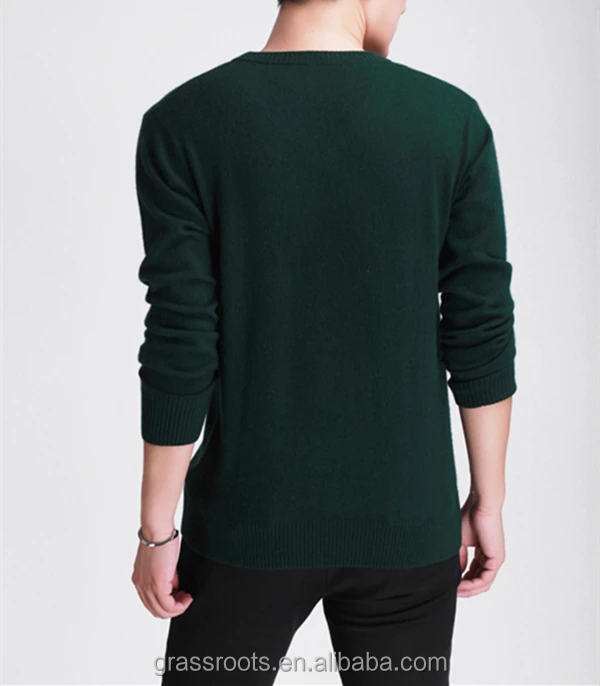 ファッションウールニットvネックメンズセーターメンズプルオーバーの