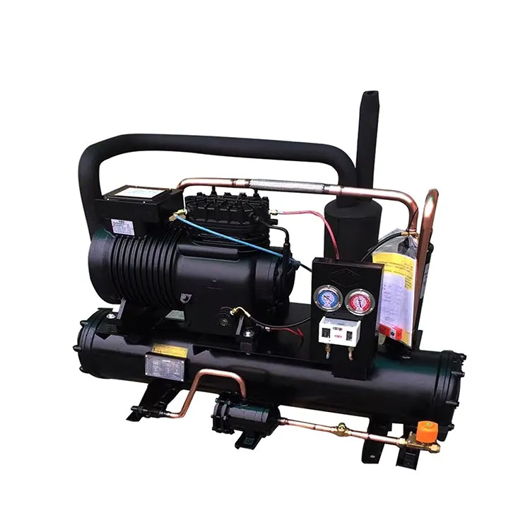 C1000 2 Cylinders Copeland Water Cooled Condensing Unit For Water Cooling Buy Copeland Water