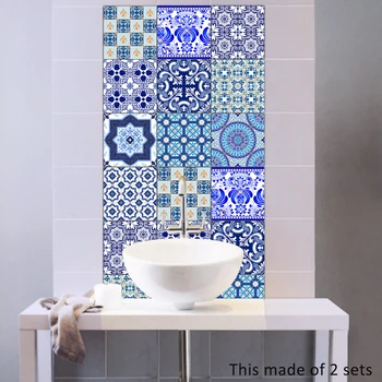 Vinilo Adhesivo Para Azulejos Bano - papel de parede