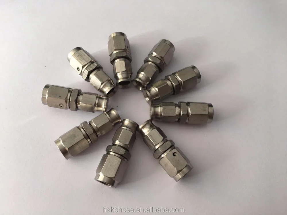 3AN AN3 Thread Stainless Steel Brake PTFE Teflon Swivel Hose End Fitting Adapter - Foto 9