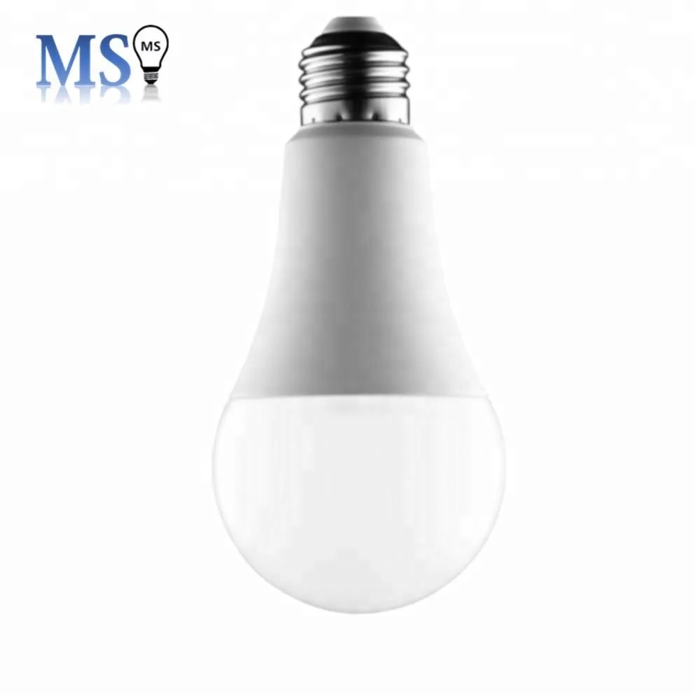 9W LED bulbs with aluminum PCB SMD5730 and E14/E27/B22 plastic cover lamp light