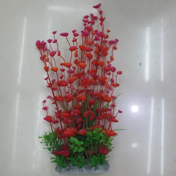 Artificiali di plastica piante acquatiche mini acquario piante con ... Fiori acquatici nomi