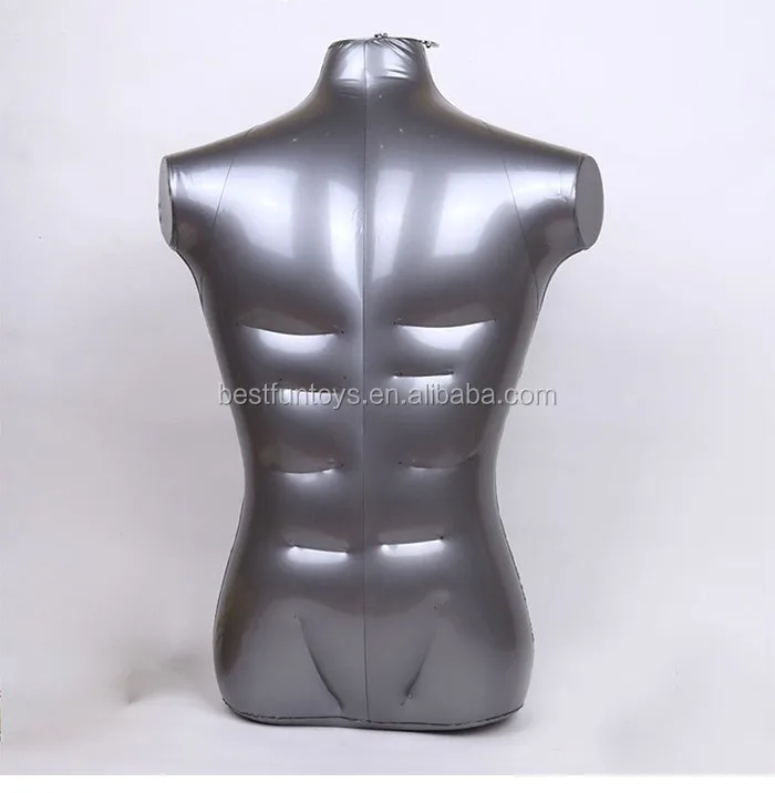 Top Quality Vinyl Inflatable Dummy Plastic Folding Upperbody Dummy