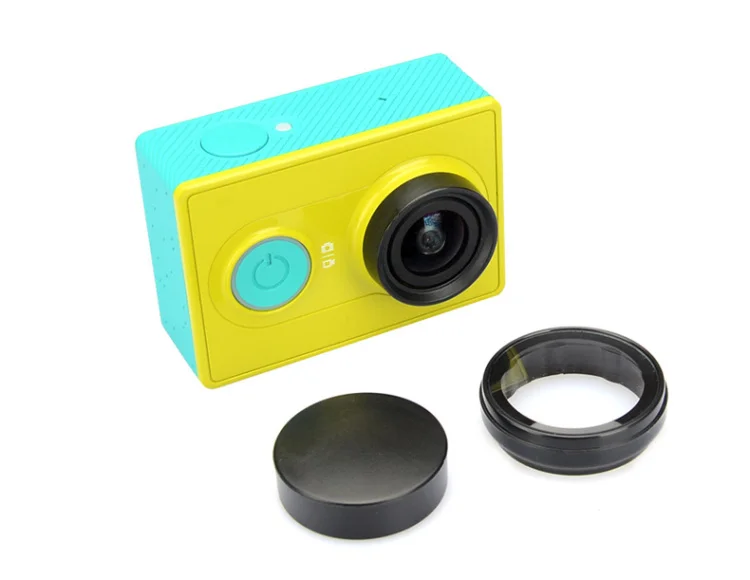 Low cost In Stock UV Filter Lens Cap Lens Cover for Xiaomi Yi Sports Camera Accessories