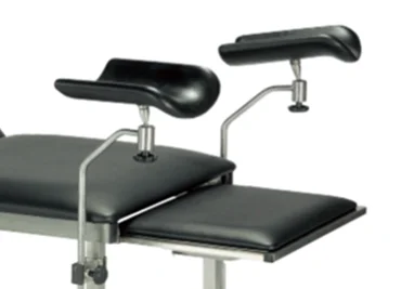 Stainless steel portable gynecological exam table in hospital clinic obstetric examination bed