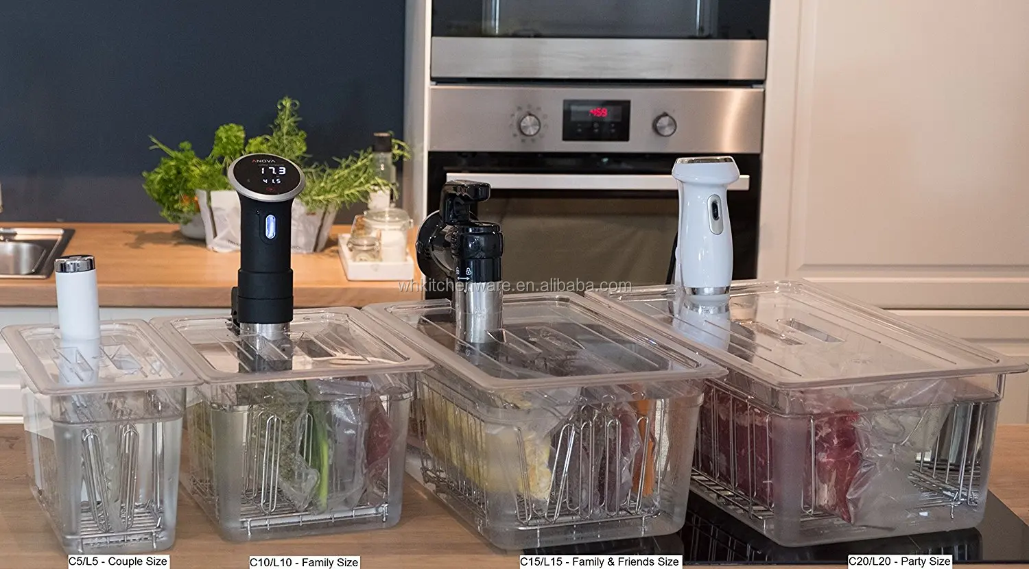 with Precision Cut-Out for The ANOVA Nano Immersion Circulator LIPAVI C10L-AN Lid for LIPAVI C10 Sous Vide Container 