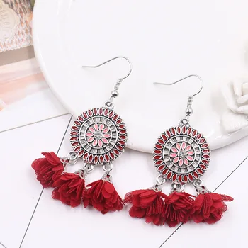 Ywmt 2018 Whole New Design European Flowers Creative Tel Ywmt 2018 Whole New Design European Flowers Creative Tel Earrings For Women