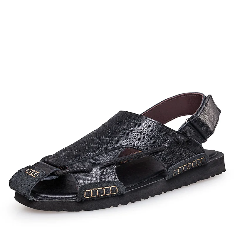 mens designer leather sandals