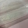 100% Polyester Crystal Rainbow Organza/organdy Woven Fabric for Wedding Dress