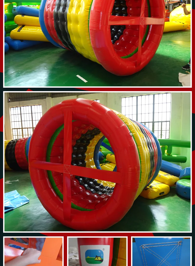 giant inflatable roller wheel