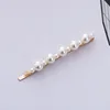 Wholesale Metal Pearl Hair Clips Round Couples Type Hairclip