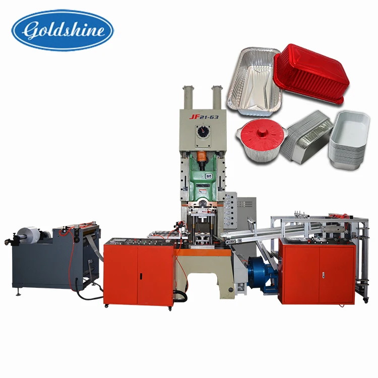 used alu food container making machinery