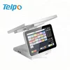 15.6 inch Customer Lcd Screen tax control inflation android used cash drawer register with Magnetic card reader