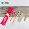 Disposable eco-friendly flatware set packed cutlery individual pouch