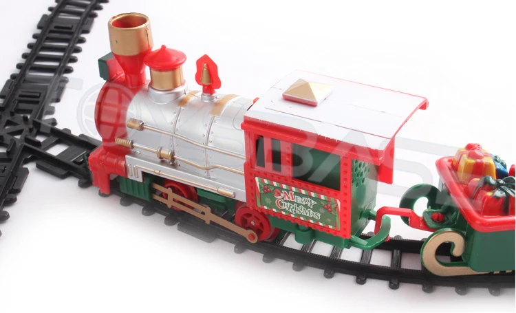 christmas model train set