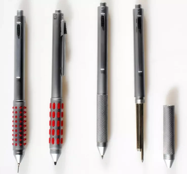 Pencil 4 in 1 Multi Function Pen Ballpoint Pen Mark Pen with Distance Sensor 