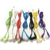 10 colors Cheap Factory Price In-ear Flat Earphone Earpod Headphone Headset