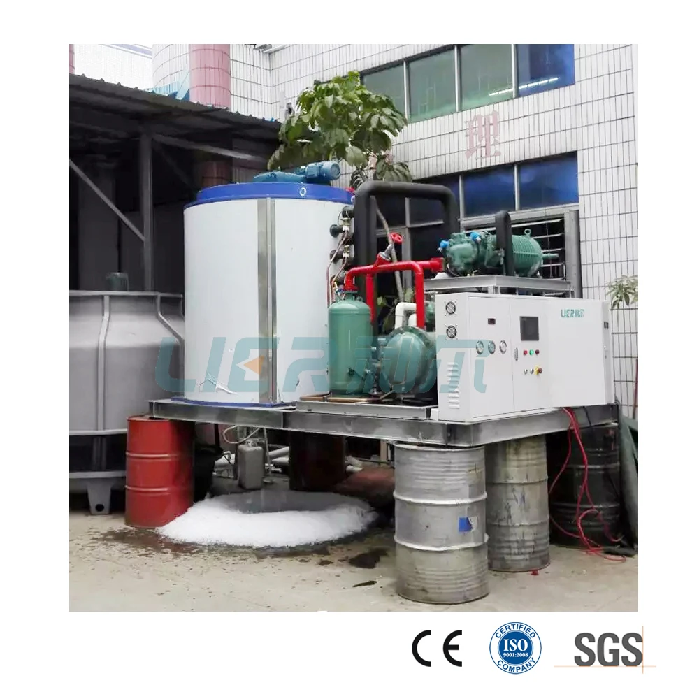 Ice Plant Ice Evaporator Fabrique De Glace Generadores De Hielo En Escamas Y De Tubo Para Agua