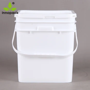 plastic food storage buckets with lids