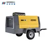 Digging Construction Mining Air Compressor Diesel Portable Screw Air Compressor For Jack Hammer