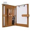 A4 size 4\/3 hole ring binder PU file folder organizer for documents