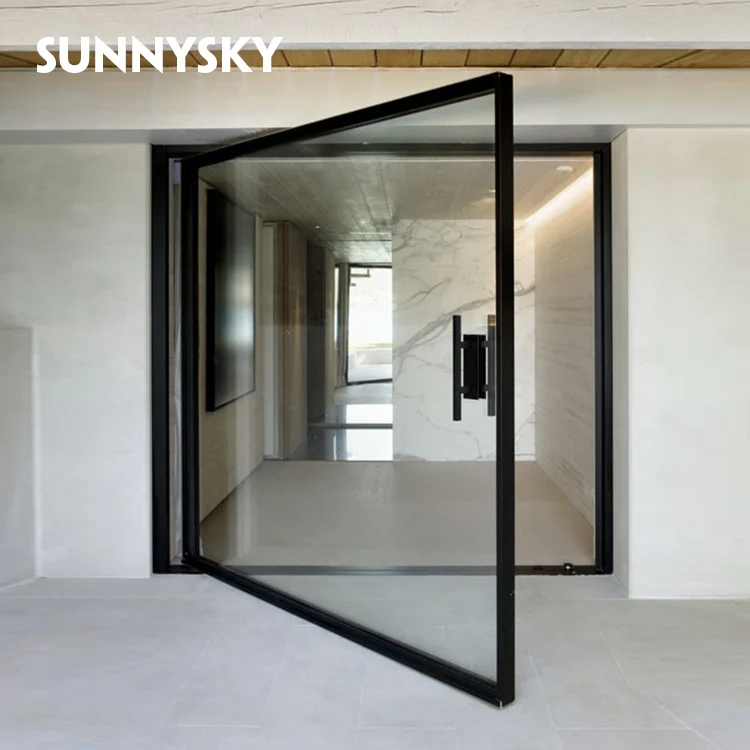 Miamidade County Approved Aluminum Glass French Pivot Miamidade County Approved Aluminum Glass French Pivot