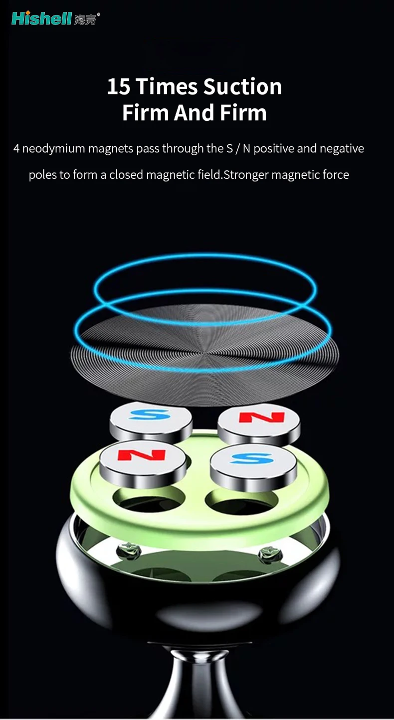 2019 New Design Universal Car Holder Magnetic Mini Air Vent Mount Magnet Cell Phone Mobile Holder