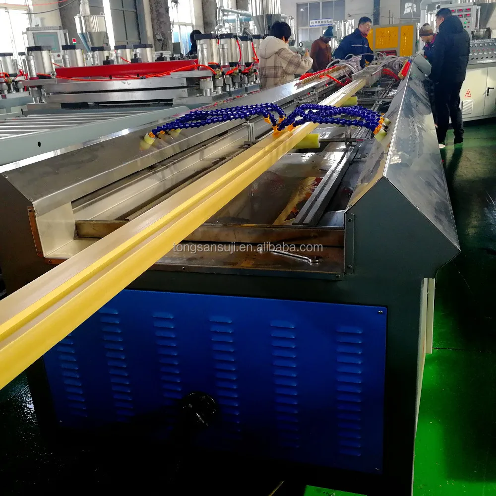 Wpc Door Frame Production Line With Wood/mdf/lvl For Inner Material And