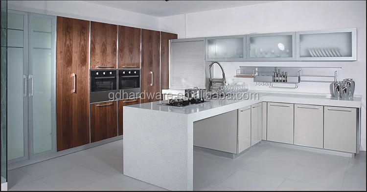High Grade Kitchen Cabinet Aluminum Frame Glass Doors Only In The